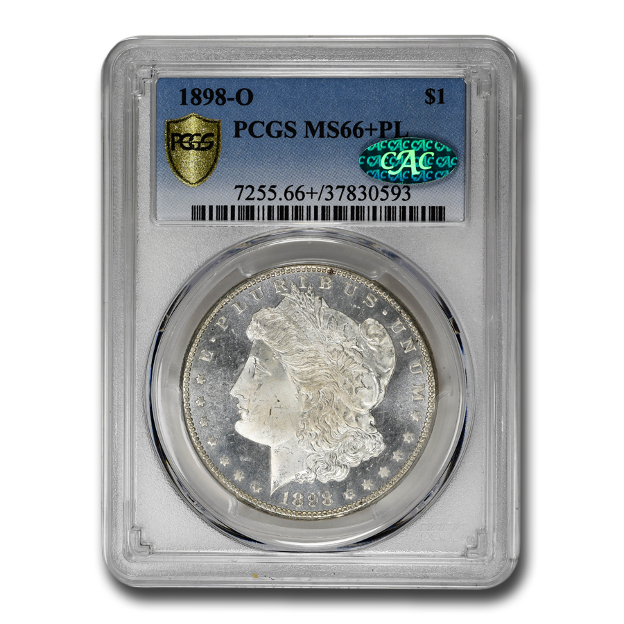 Buy 1898-O Morgan Dollar PL MS-66+ PCGS CAC - Click Image to Close