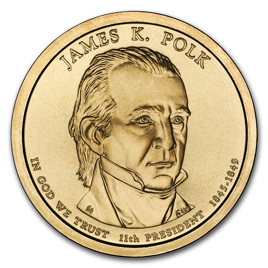 Buy 2009-P James Polk Presidential Dollar BU