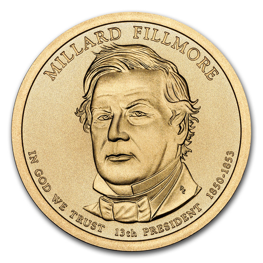 Buy 2010-P Millard Fillmore Presidential Dollar BU