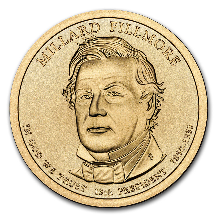Buy 2010-D Millard Fillmore Presidential Dollar BU