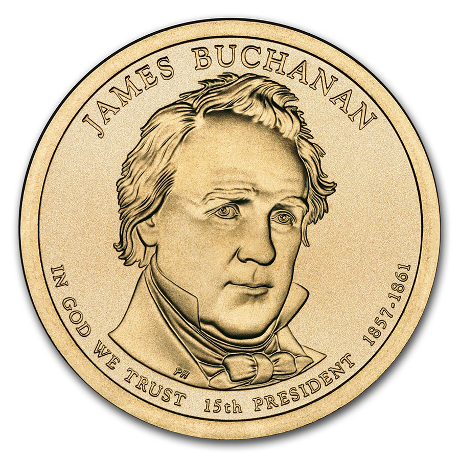 Buy 2010-D James Buchanan Presidential Dollar BU