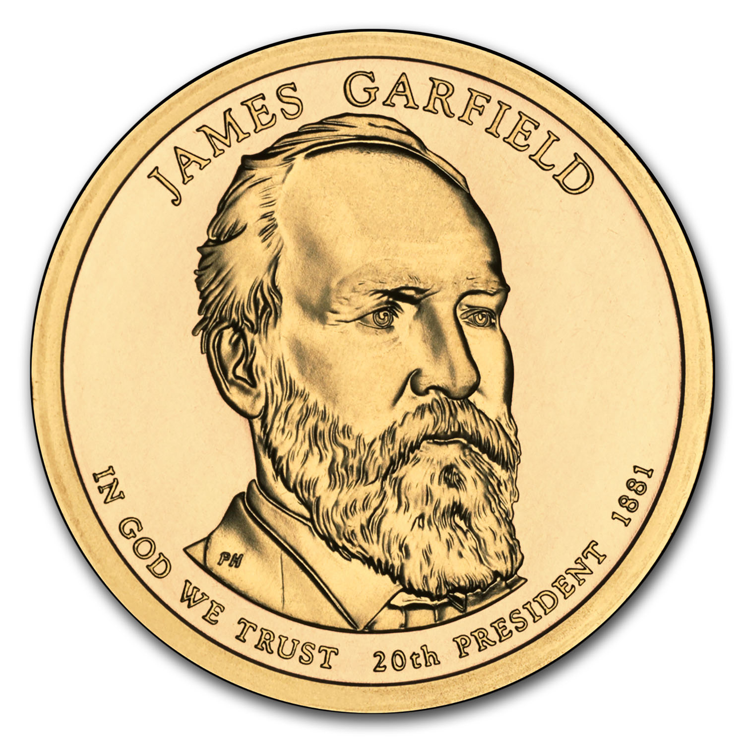 Buy 2011-P James Garfield Presidential Dollar BU