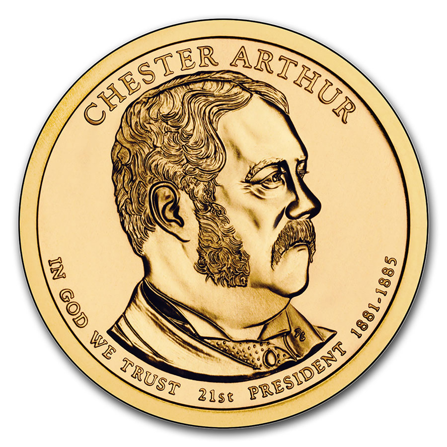 Buy 2012-P Chester Arthur Presidential Dollar BU