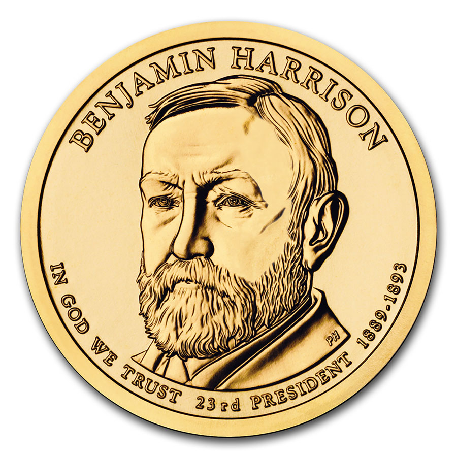 Buy 2012-P Benjamin Harrison Presidential Dollar BU