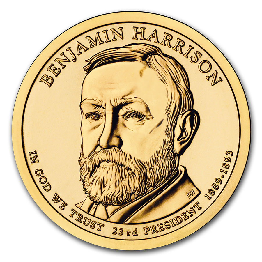 Buy 2012-D Benjamin Harrison Presidential Dollar BU