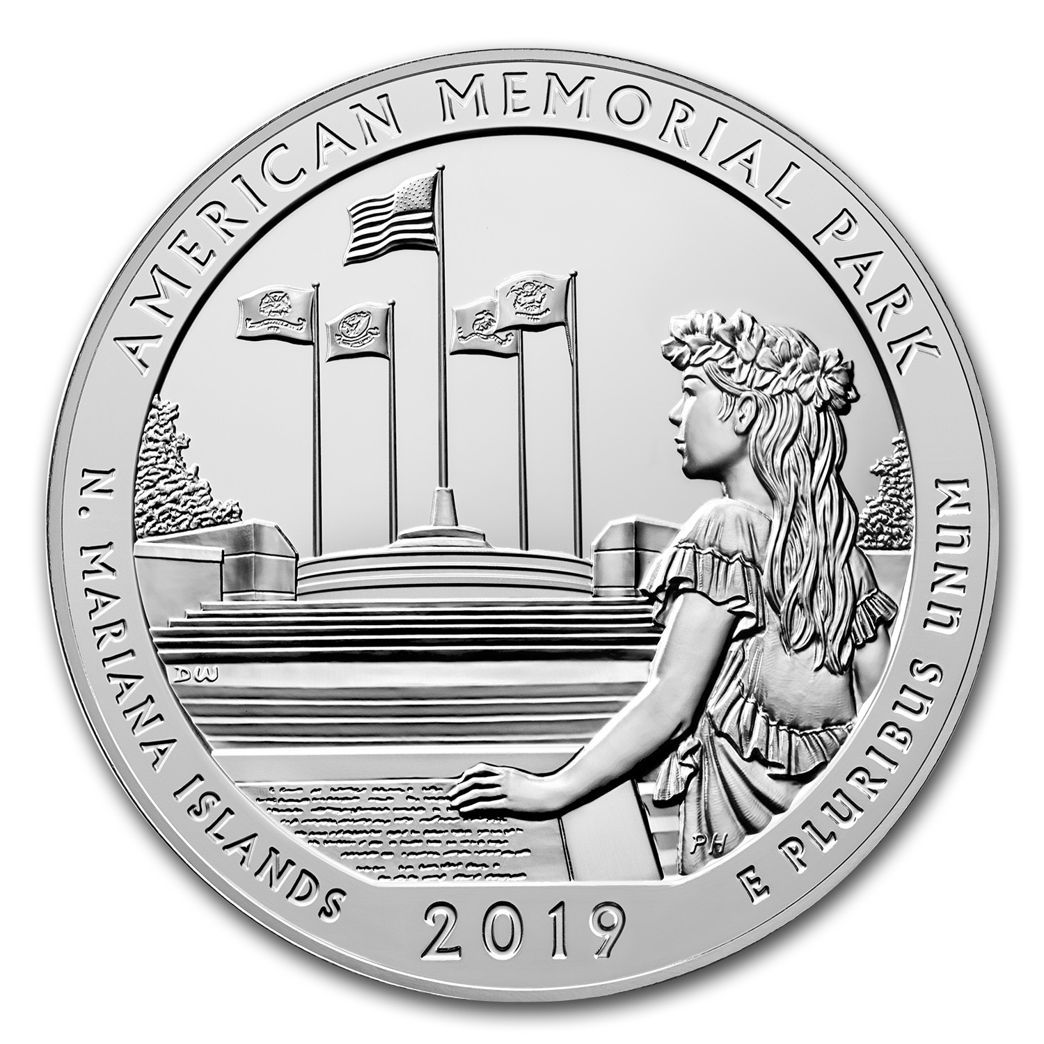 Buy 2019-P ATB Quarter American Memorial Park BU