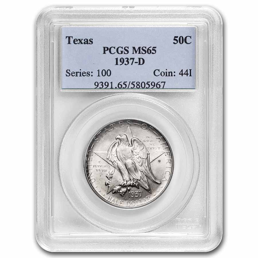 Buy 1937-D Texas Half Dollar MS-65 PCGS