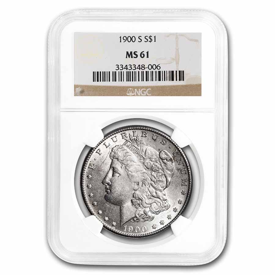 Buy 1900-S Morgan Dollar MS-61 NGC - Click Image to Close