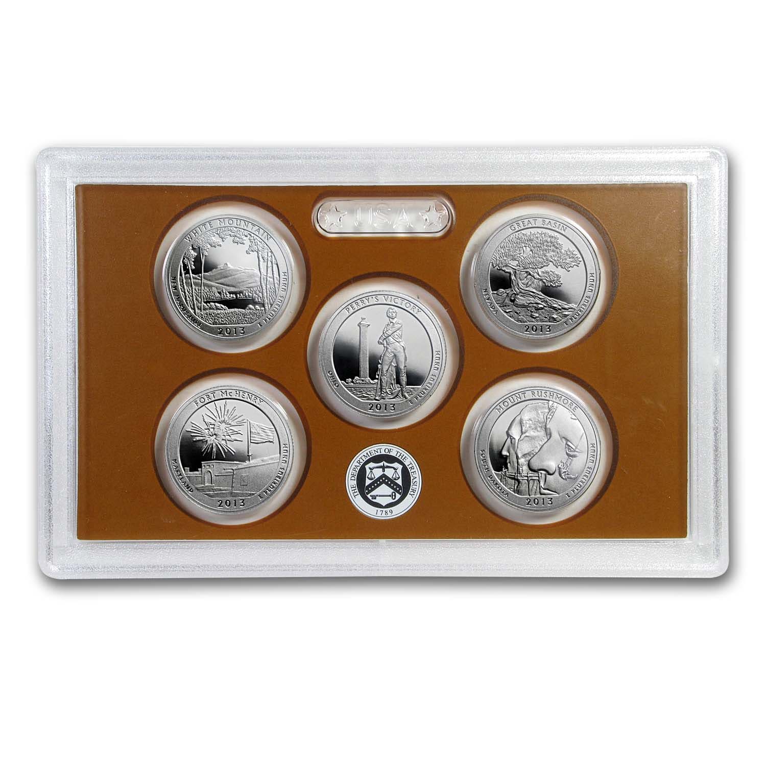 Buy 2013 America the Beautiful Quarters Proof Set (No Box/COA) - Click Image to Close