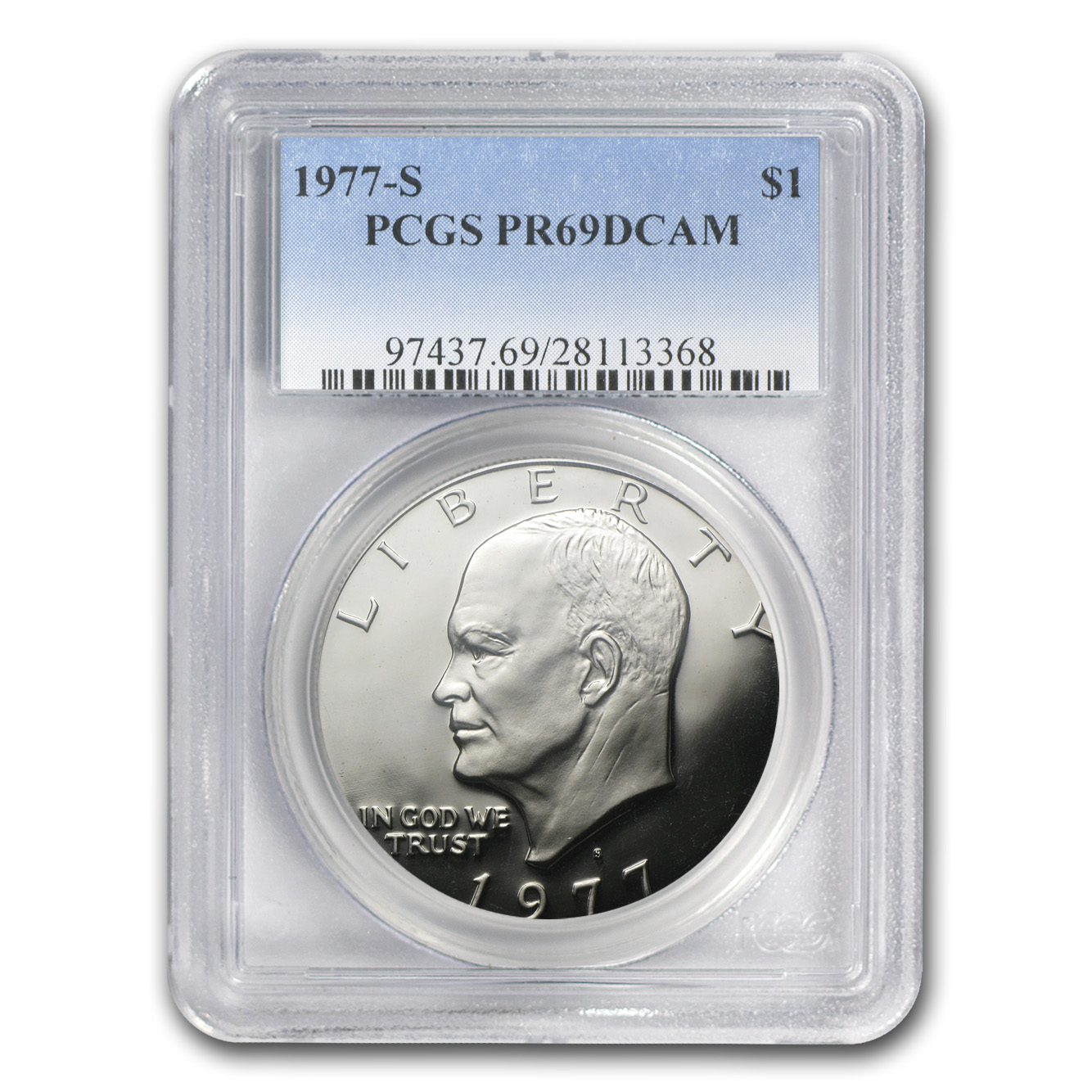 Buy 1977-S Clad Eisenhower Dollar PR-69 DCAM PCGS