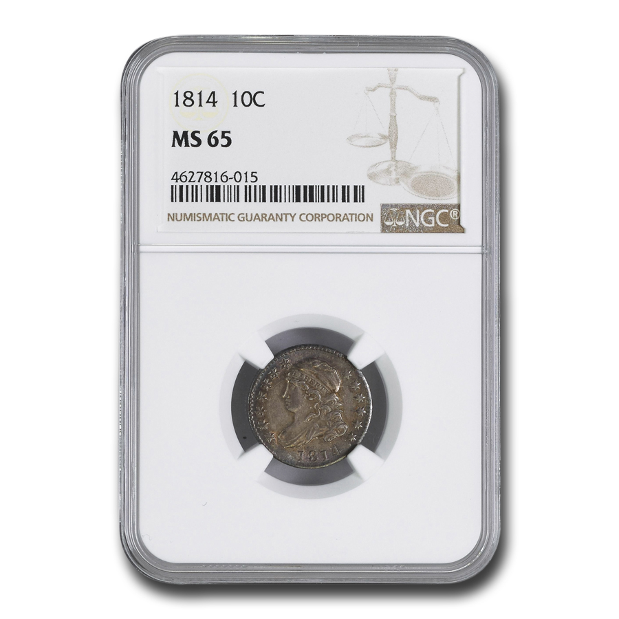 Buy MS-65 NGC 1814 Capped Bust Dime
