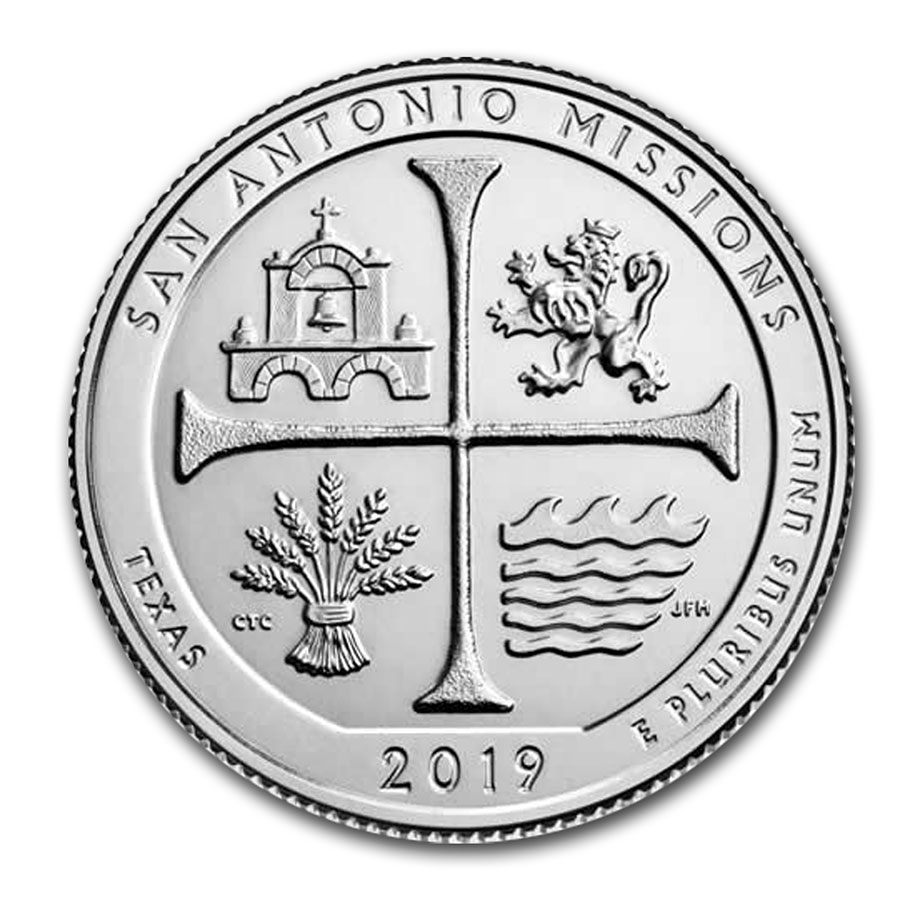 Buy 2019-S ATB Quarter San Antonio National Historical Park Proof