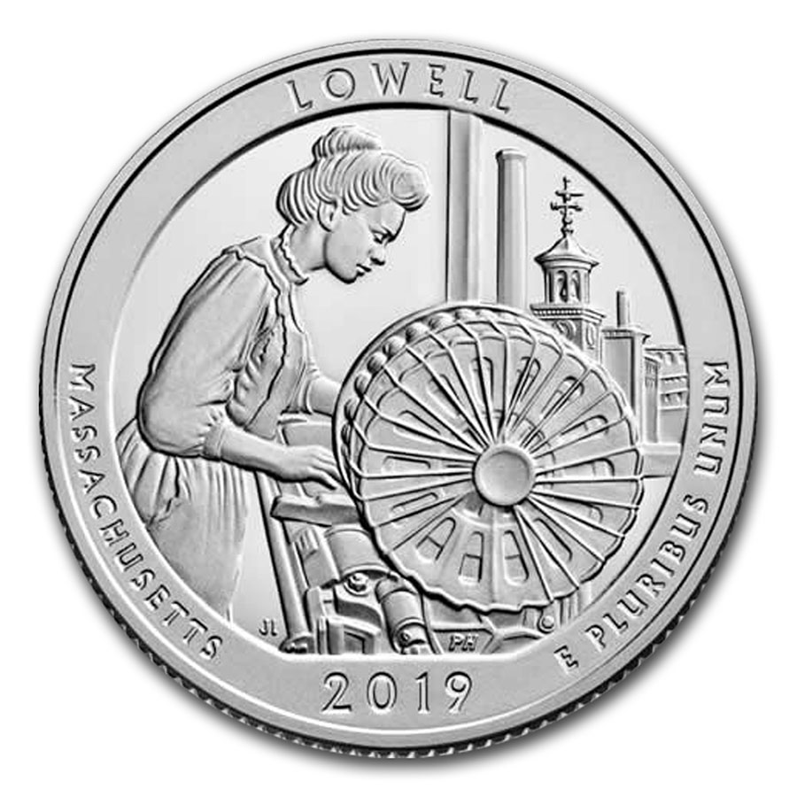 Buy 2019-S ATB Quarter Lowell National Historical Park Proof - Click Image to Close