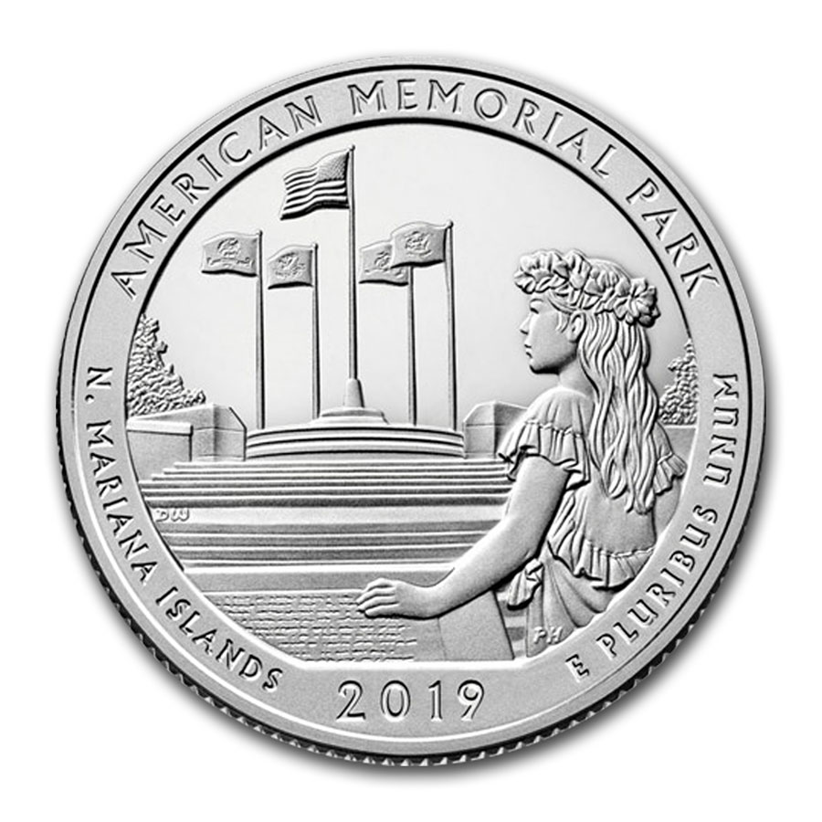 Buy 2019-S ATB Quarter American Memorial Park Proof