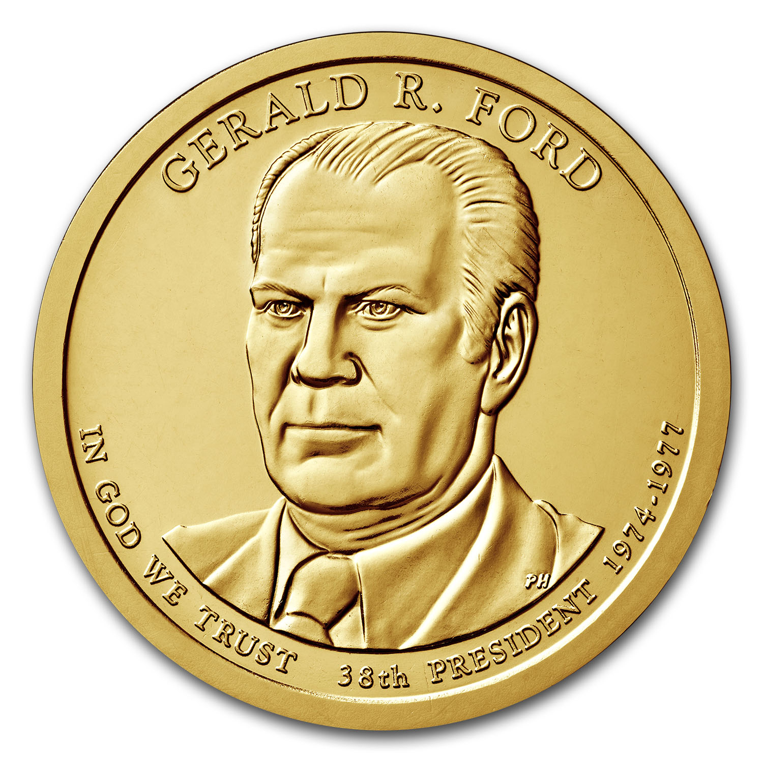 Buy 2016-P Gerald Ford Presidential Dollar BU - Click Image to Close