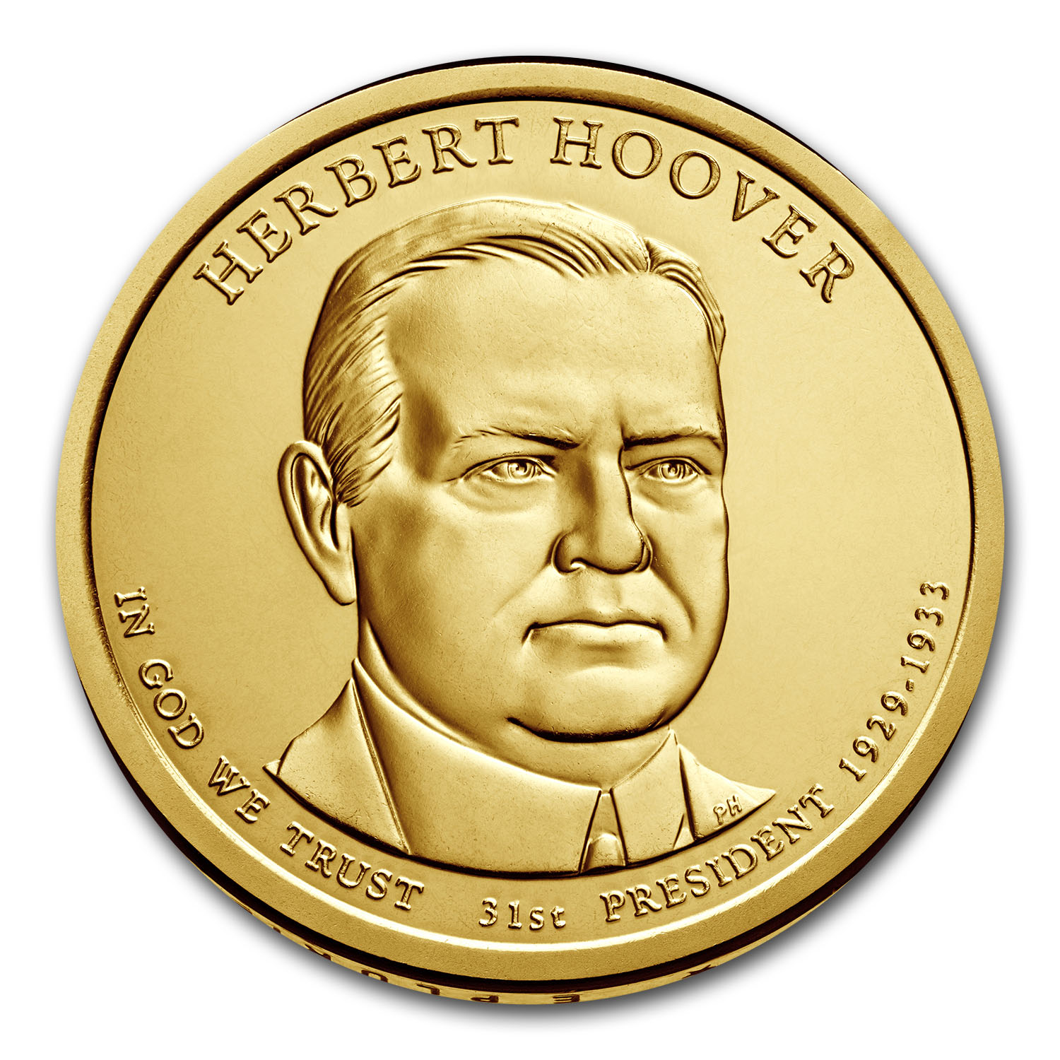 Buy 2014-P Herbert Hoover Presidential Dollar BU