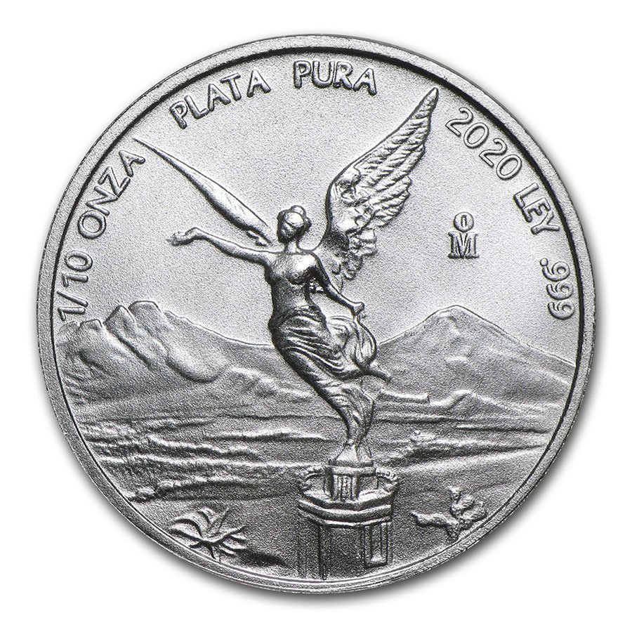 Buy 2020 Mexico 1/10 oz Silver Libertad BU - Click Image to Close