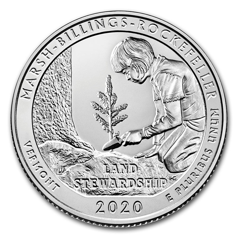 Buy 2020-S ATB Quarter Marsh-Bill-Rock Hist Park BU