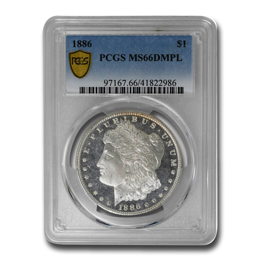 Buy 1886 Morgan Dollar MS-66 DMPL PCGS