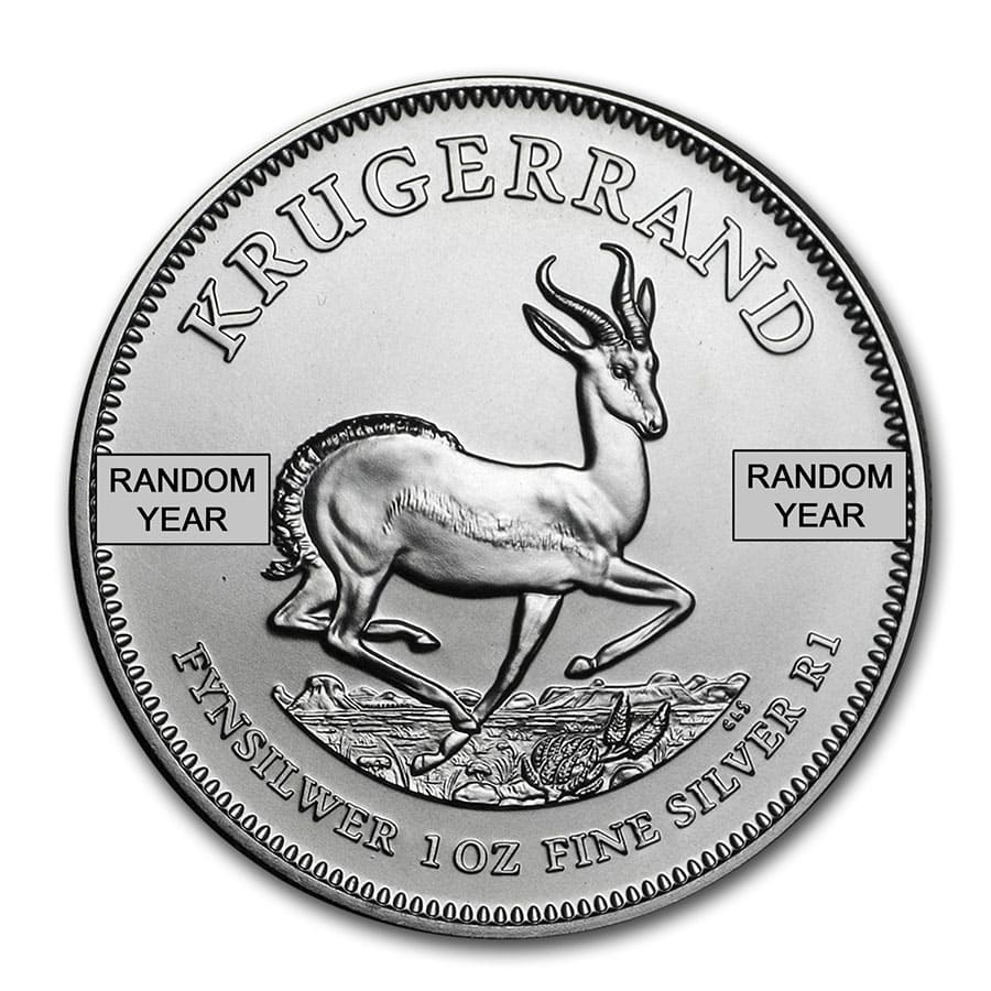 Buy South Africa 1 oz Silver Krugerrand (Random) - Click Image to Close