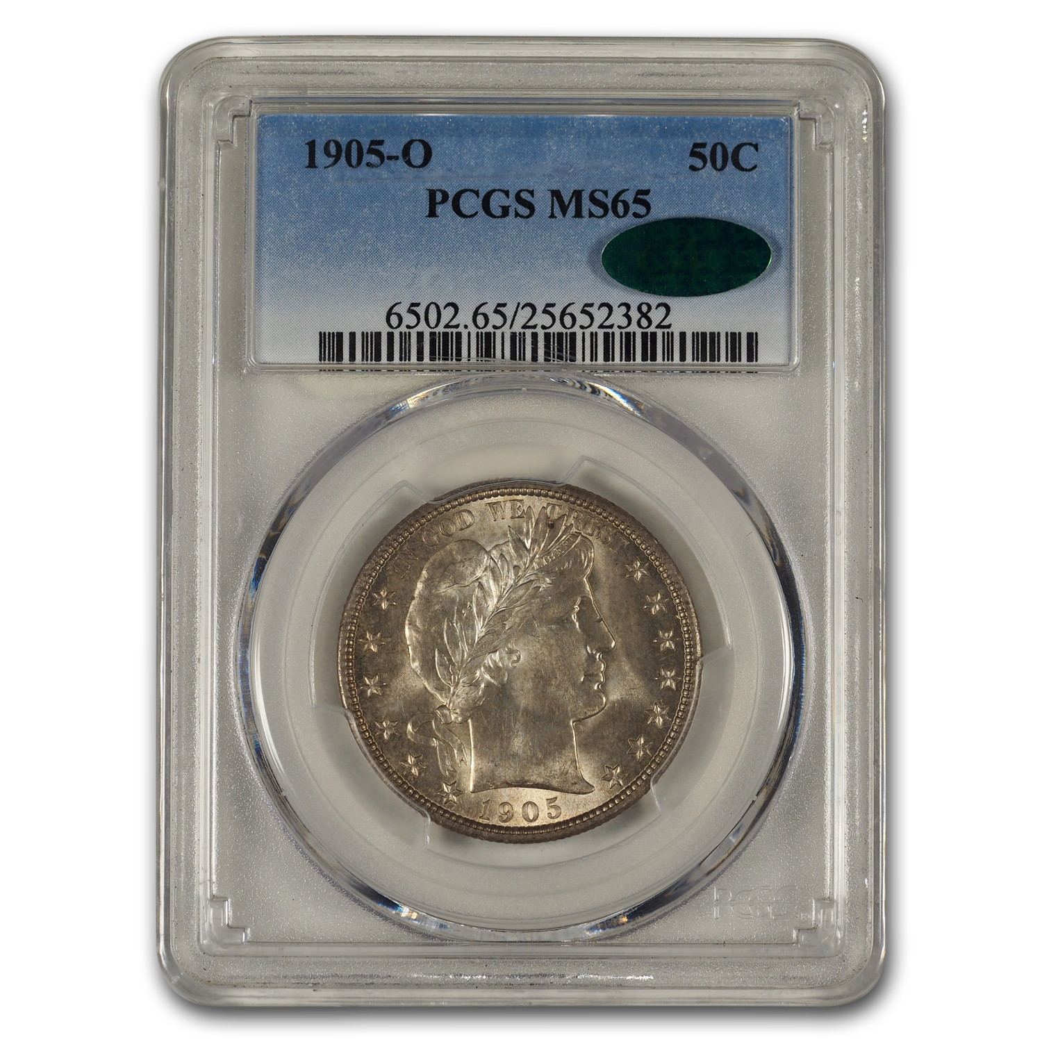 Buy 1905-O Barber Half Dollar MS-65 PCGS CAC