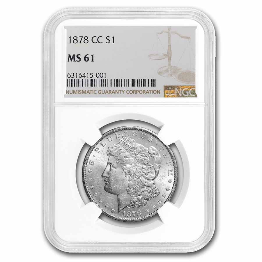 Buy 1878-CC Morgan Dollar MS-61 NGC