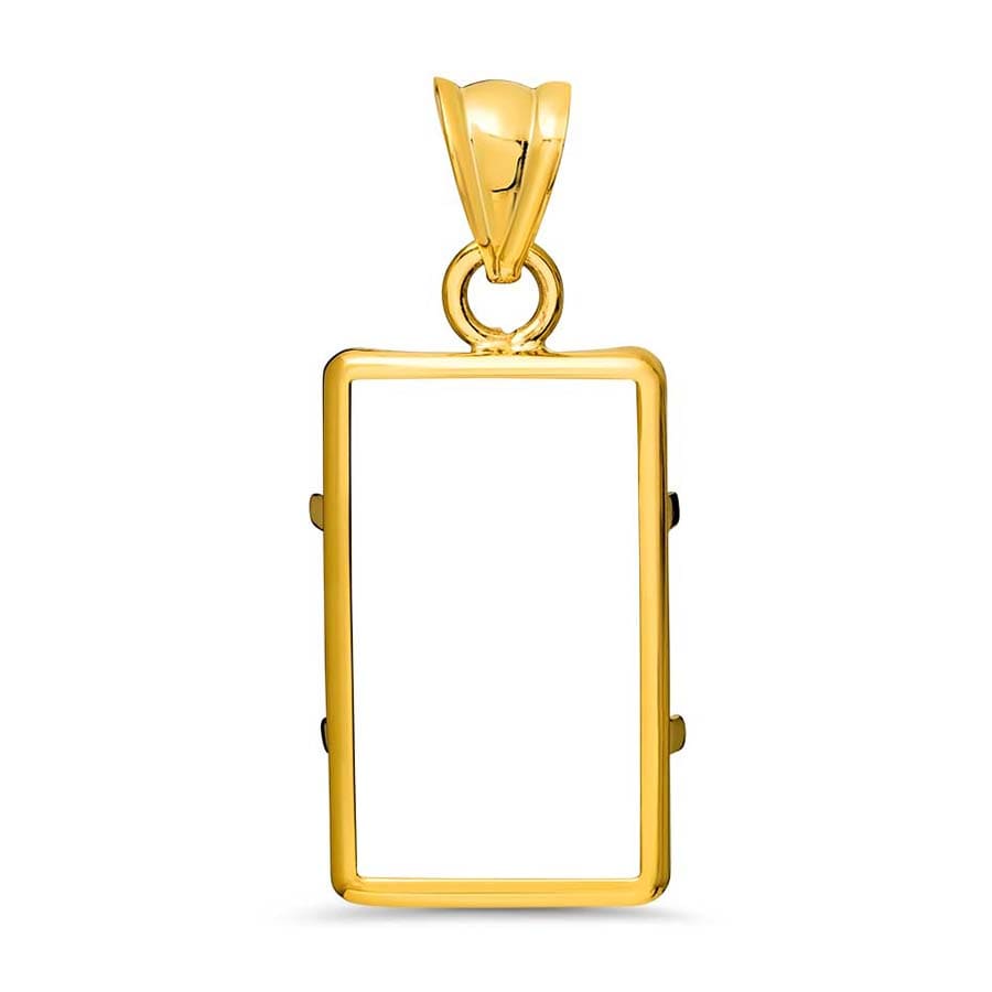 Buy 14K Gold Prong Plain-Front Bezel (5 gram Gold Bar) PAMP Suisse