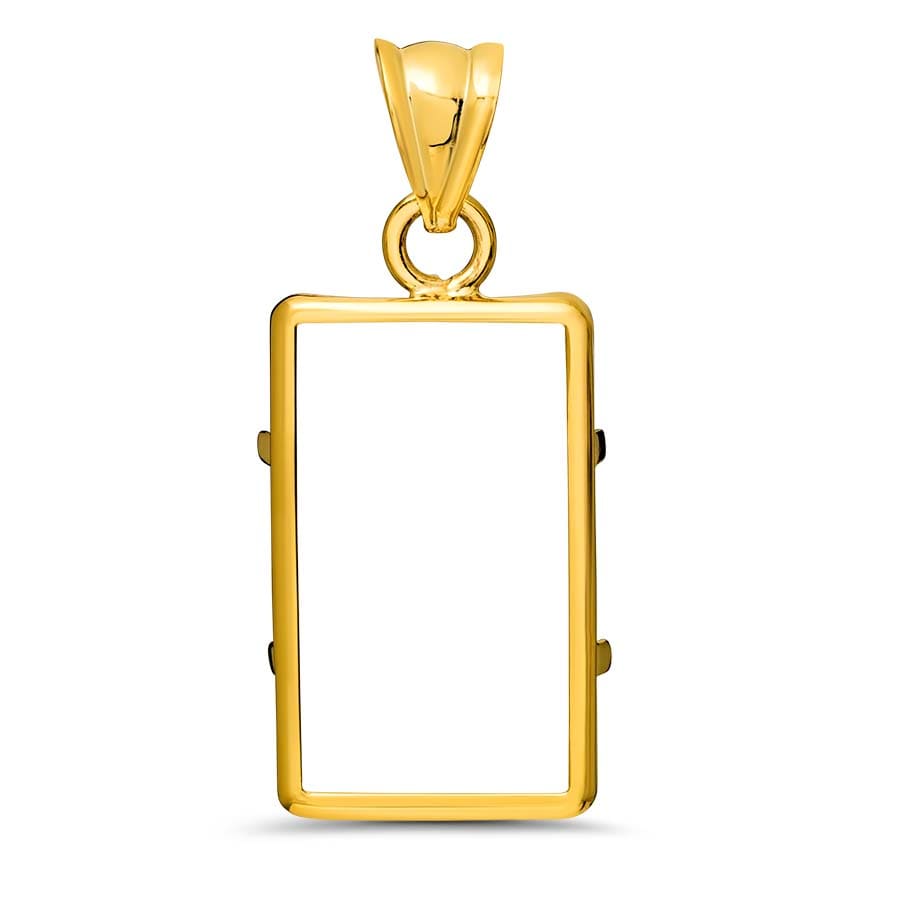 Buy 14K Gold Prong Plain-Front Bezel (10 gram Gold Bar) PAMP Suisse
