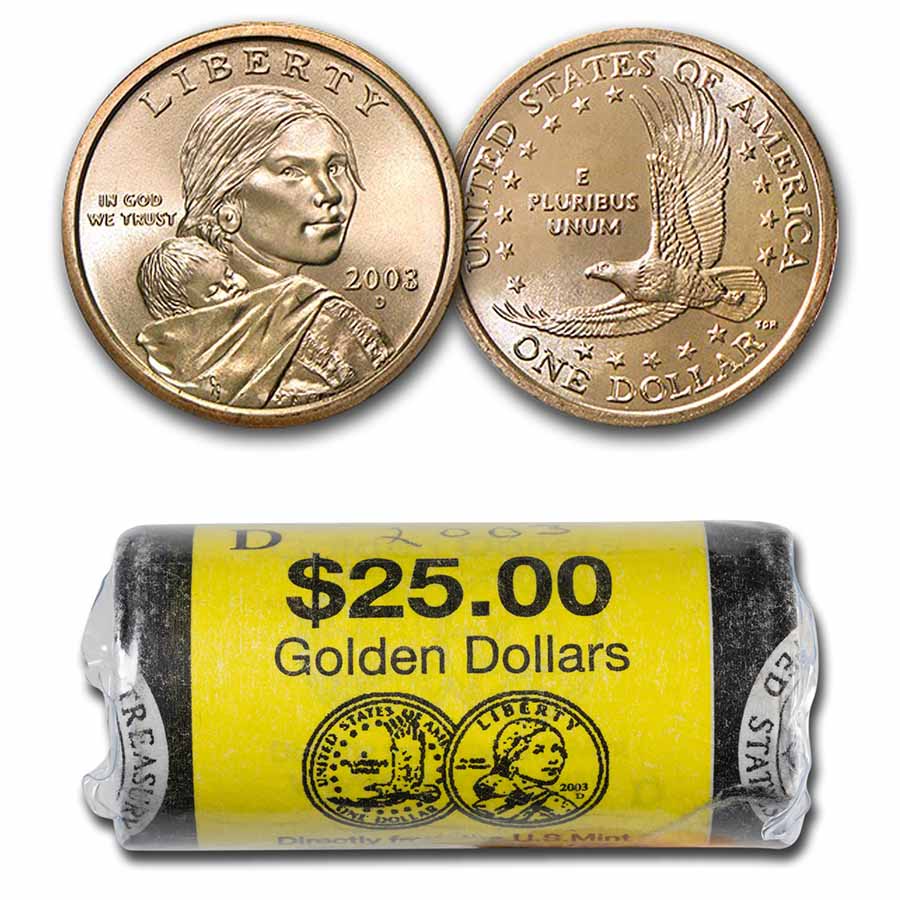 Buy 2003-D Sacagawea Dollar (25-Coin Mint Roll)