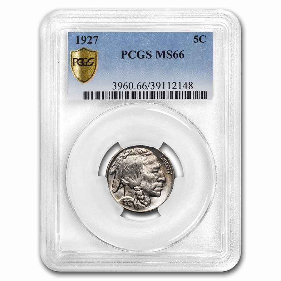 Buy 1927 Buffalo Nickel MS-66 PCGS