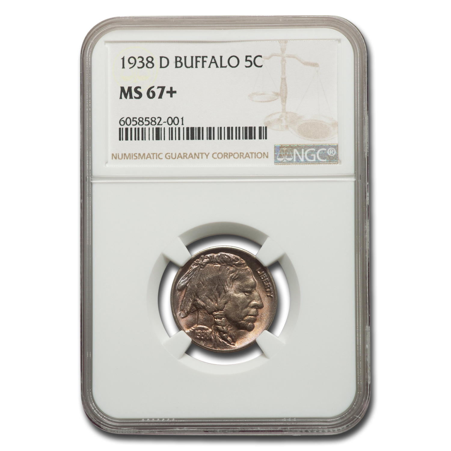 Buy 1938-D Buffalo Nickel MS-67+ NGC