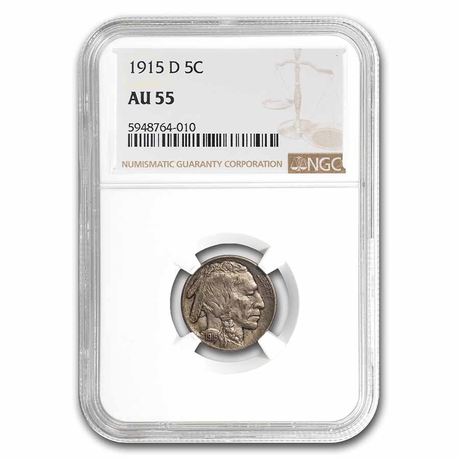 Buy 1915-D Buffalo Nickel AU-55 NGC - Click Image to Close