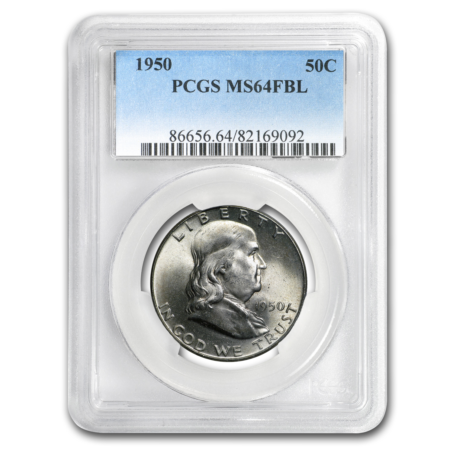 Buy 1950 Franklin Half Dollar MS-64 PCGS Encapsulated (FBL)