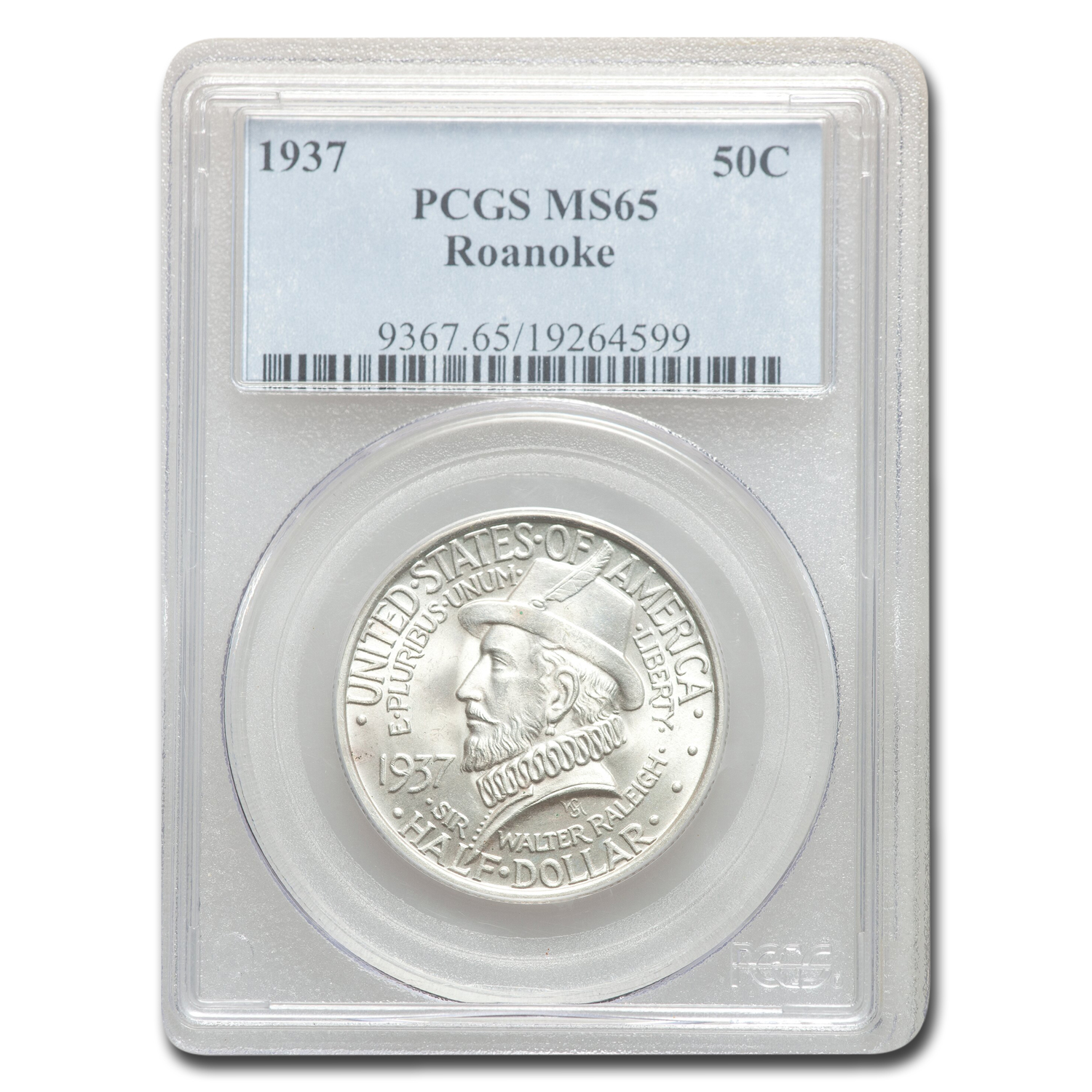 Buy 1937 Roanoke Island, North Carolina Half Dollar MS-65 PCGS - Click Image to Close