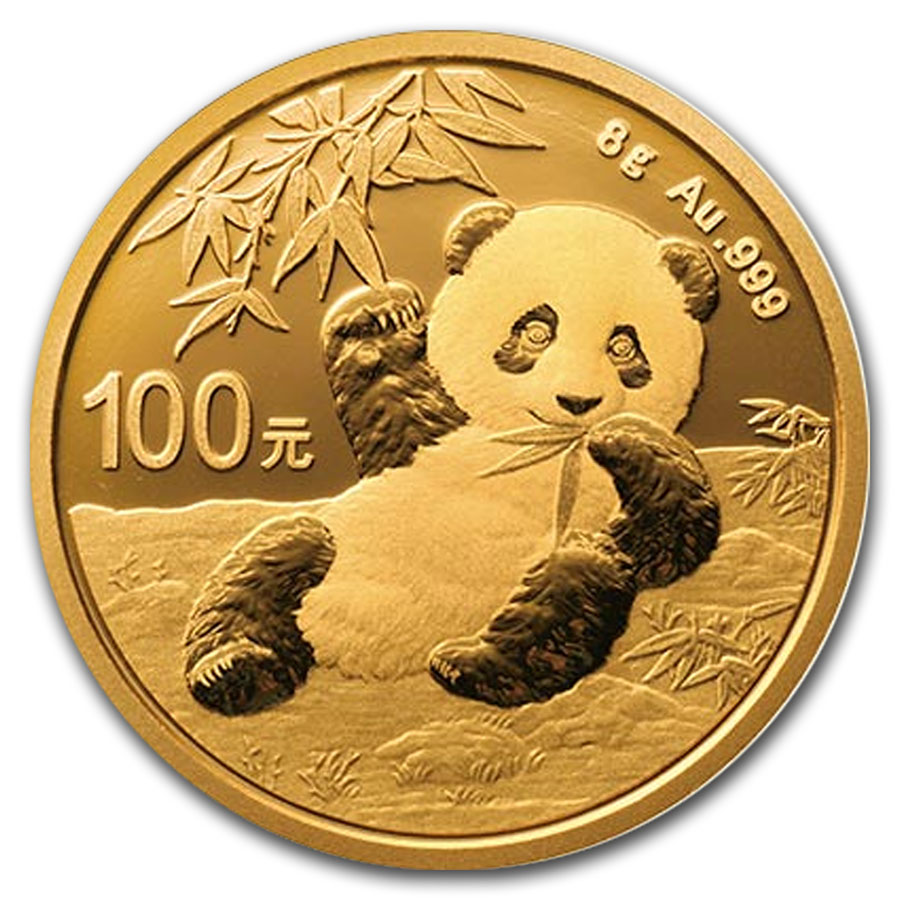 Buy 2020 China 8 gram Gold Panda BU (Sealed) - Click Image to Close