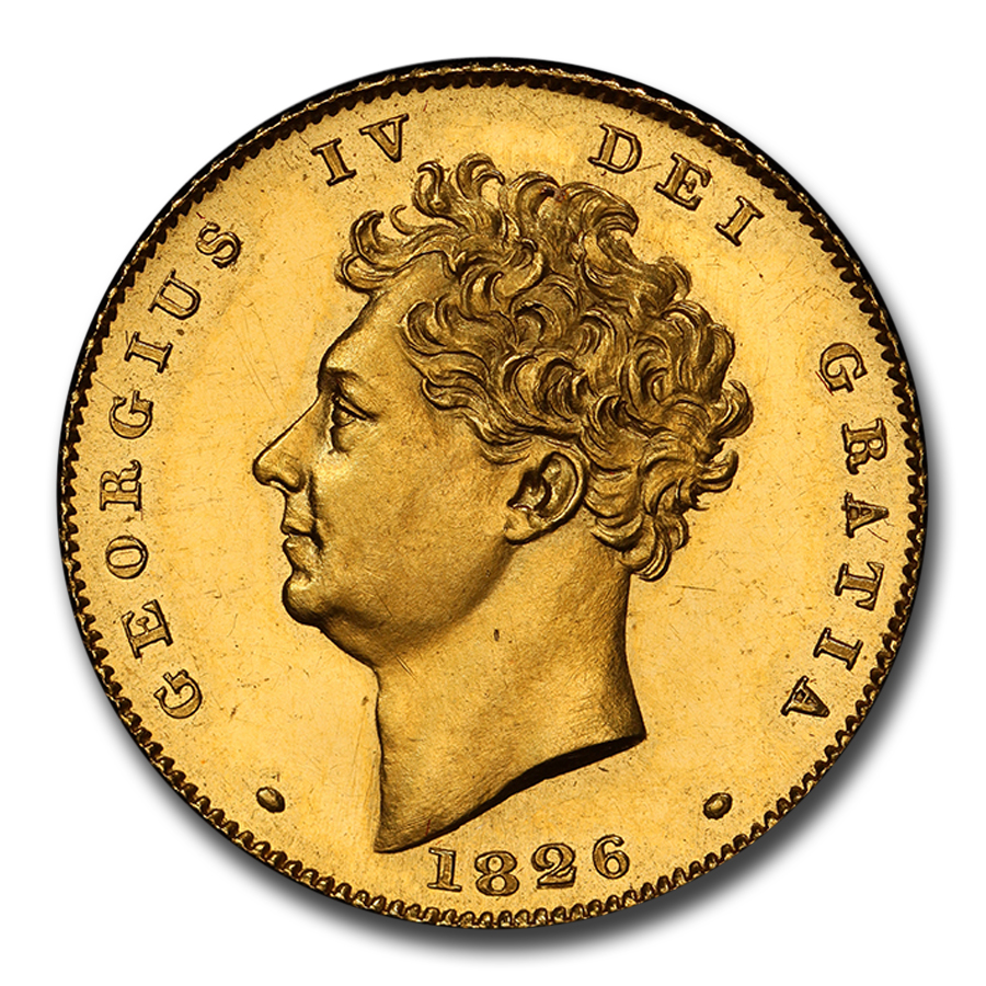 Buy 1826 Great Britain Gold Half-Sovereign PR-64 PCGS (CAMEO) - Click Image to Close