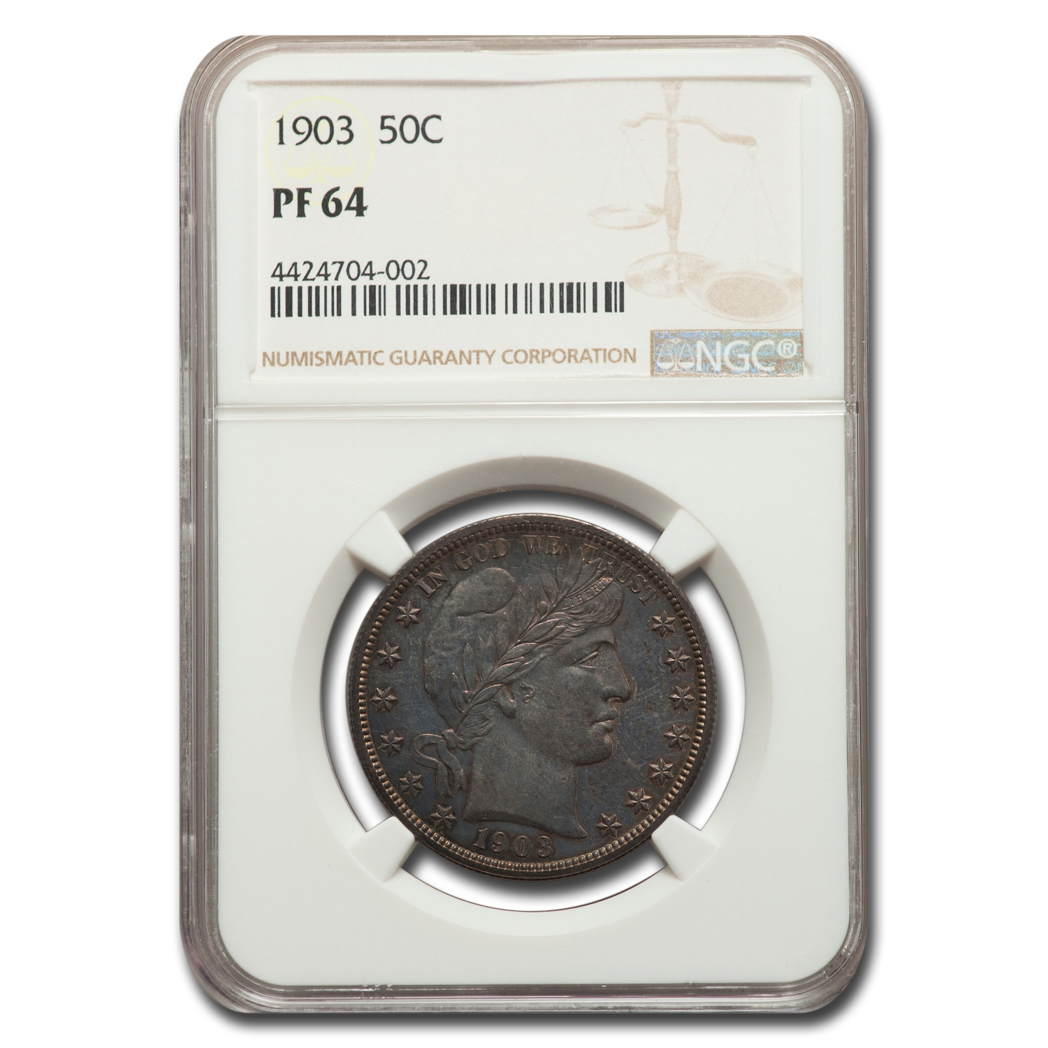 Buy 1903 Barber Half Dollar PF-64 NGC