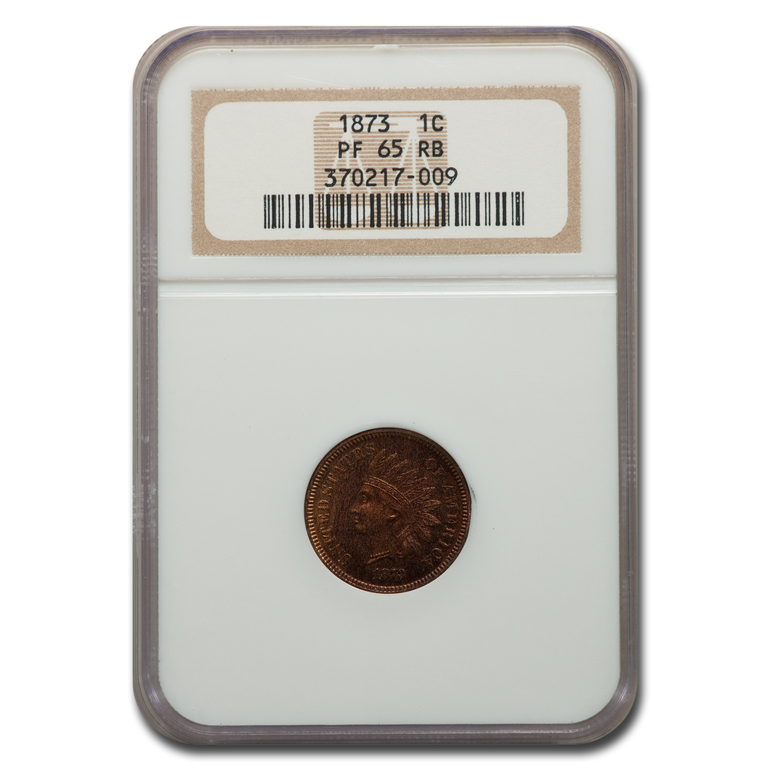Buy 1873 Indian Head Cent PF-65 NGC (Red/Brown, Closed 3)
