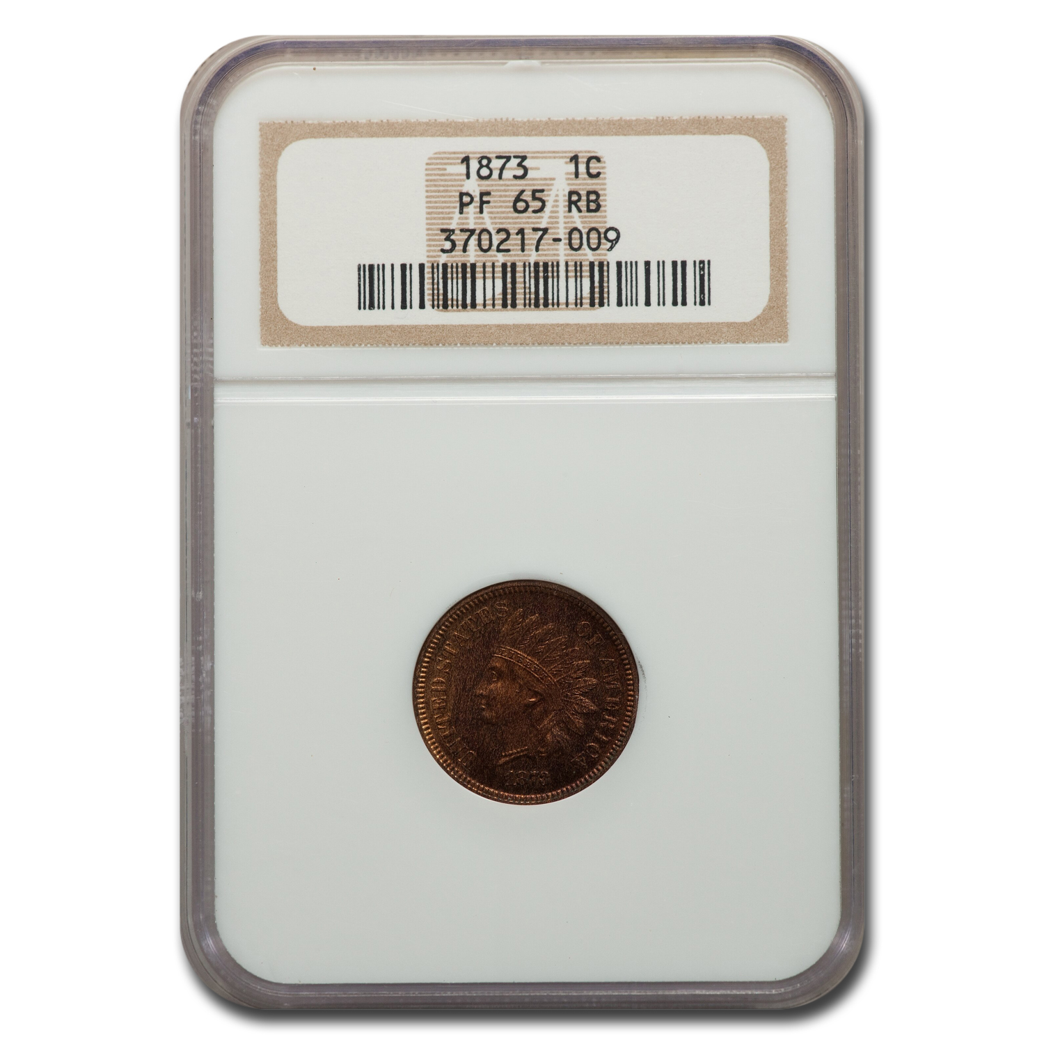 Buy 1873 Indian Head Cent PF-65 NGC (Red/Brown, Closed 3)