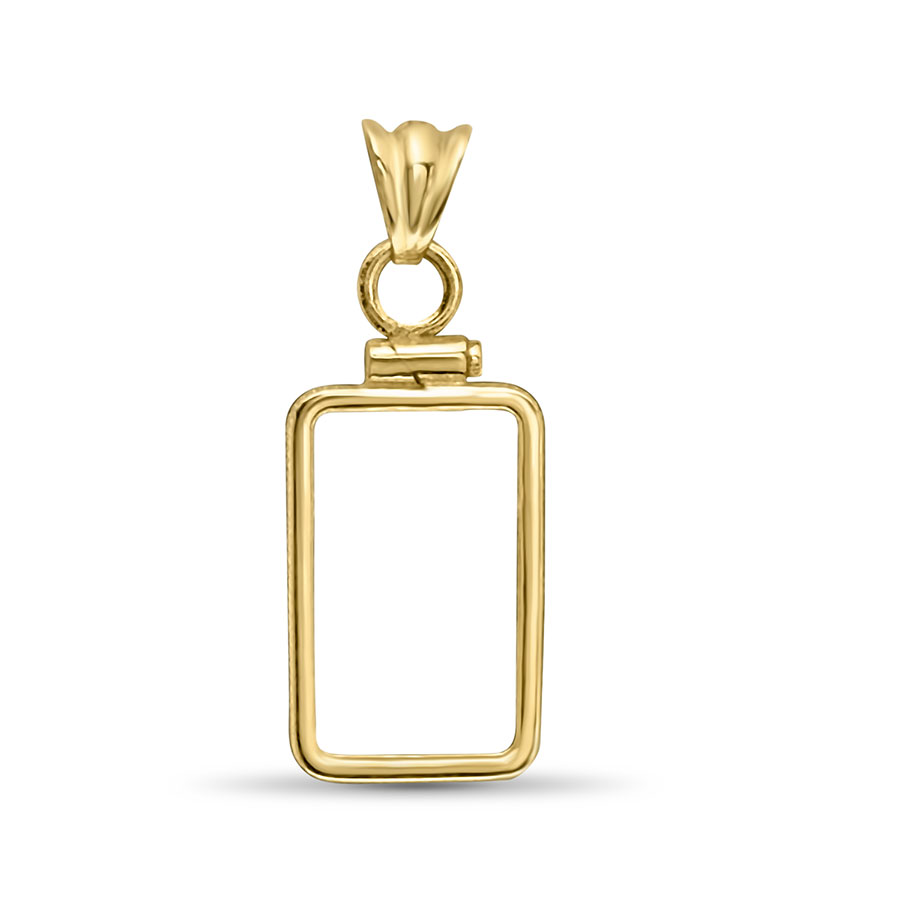 Buy 14K Gold Prong Screw-top Bezel (2.5 gram Gold Bar) PAMP Suisse