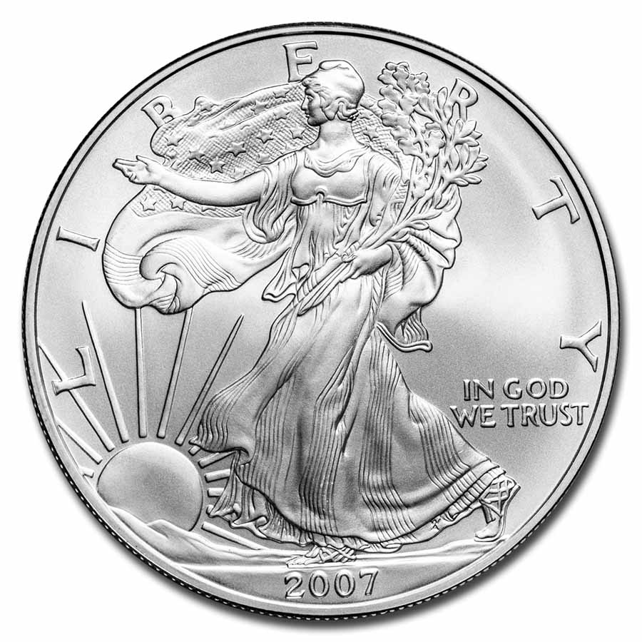 Buy 2007 1 oz American Silver Eagle BU