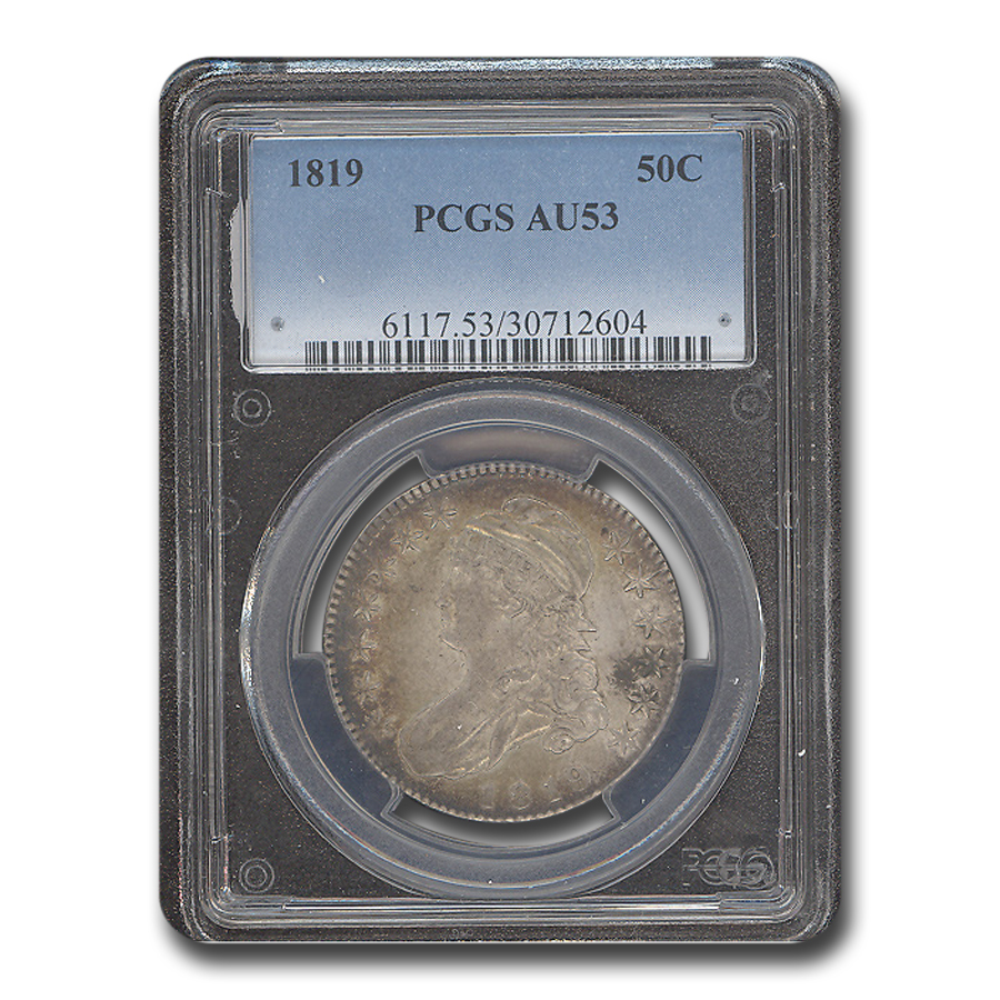 Buy 1819 Bust Half Dollar AU-53 PCGS