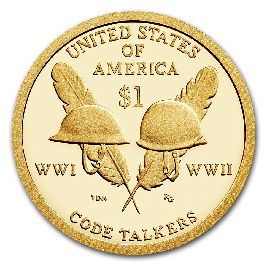 Buy 2016-S Native Amer $1 - Code Talkers Gem Proof - Click Image to Close