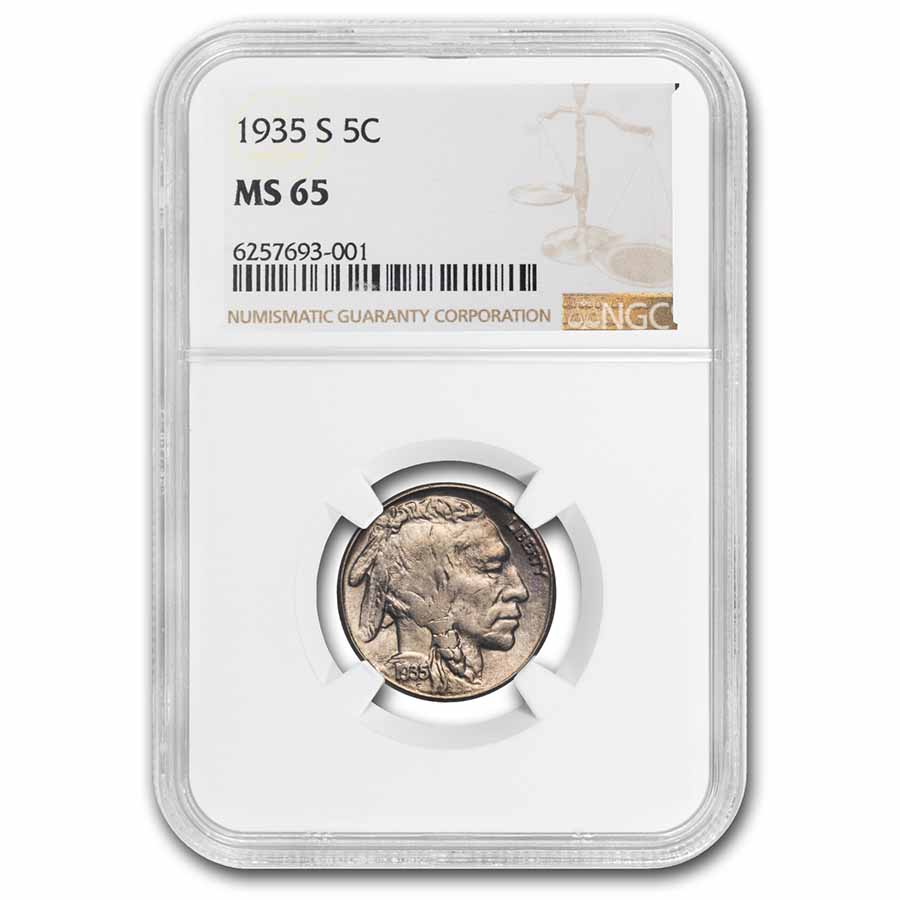 Buy 1935-S Buffalo Nickel MS-65 NGC