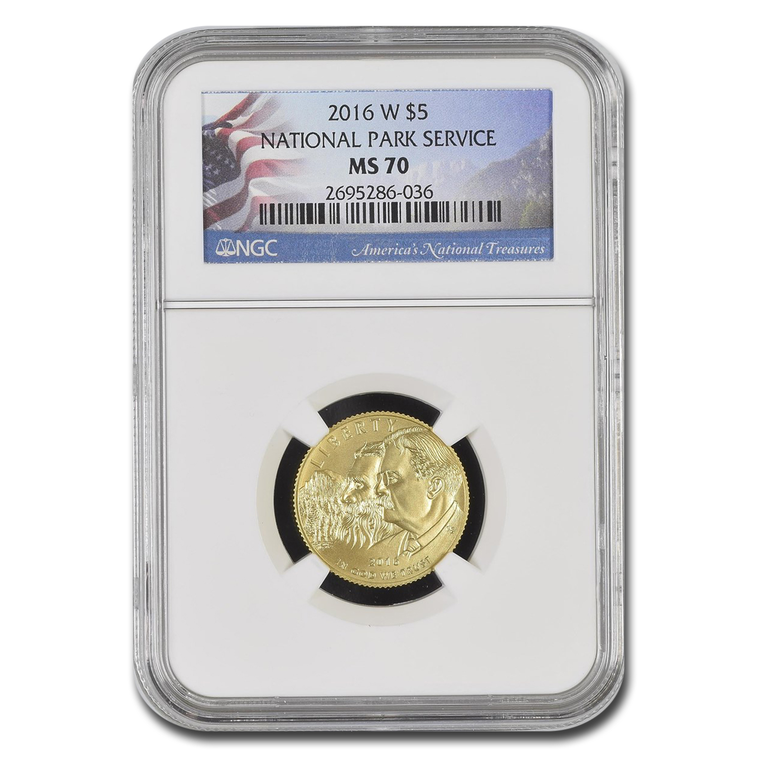 Buy 2016-W Gold National Park Service Centennial MS-70 NGC