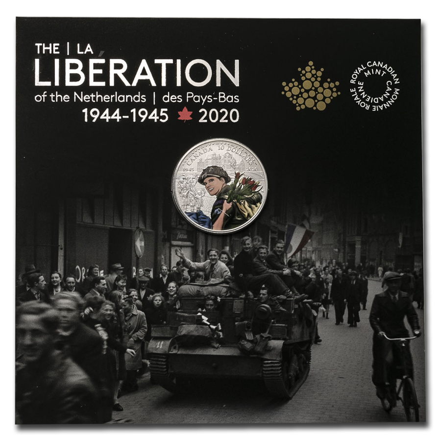 Buy 2020 Canada Ag $10 Liberation of the Netherlands: Canadian Army
