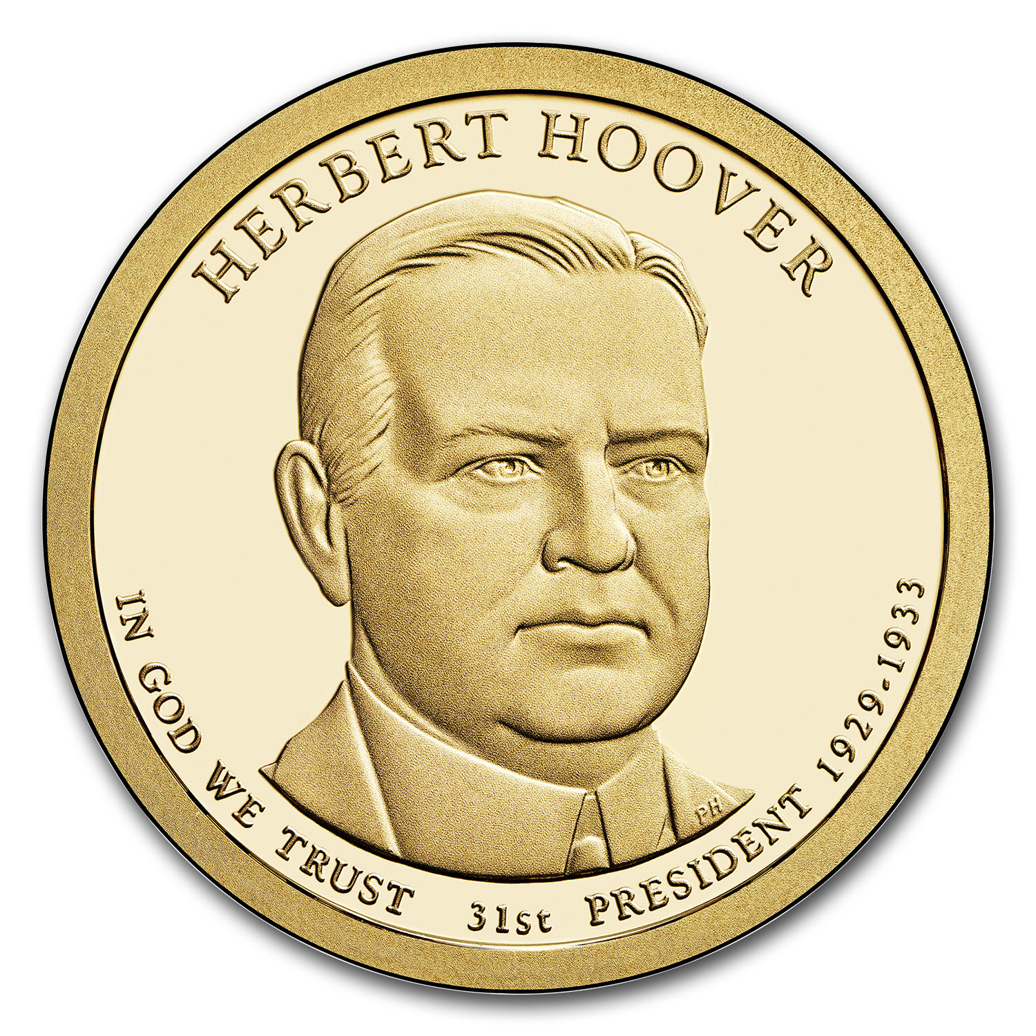 Buy 2014-S Herbert Hoover Presidential Dollar Proof - Click Image to Close