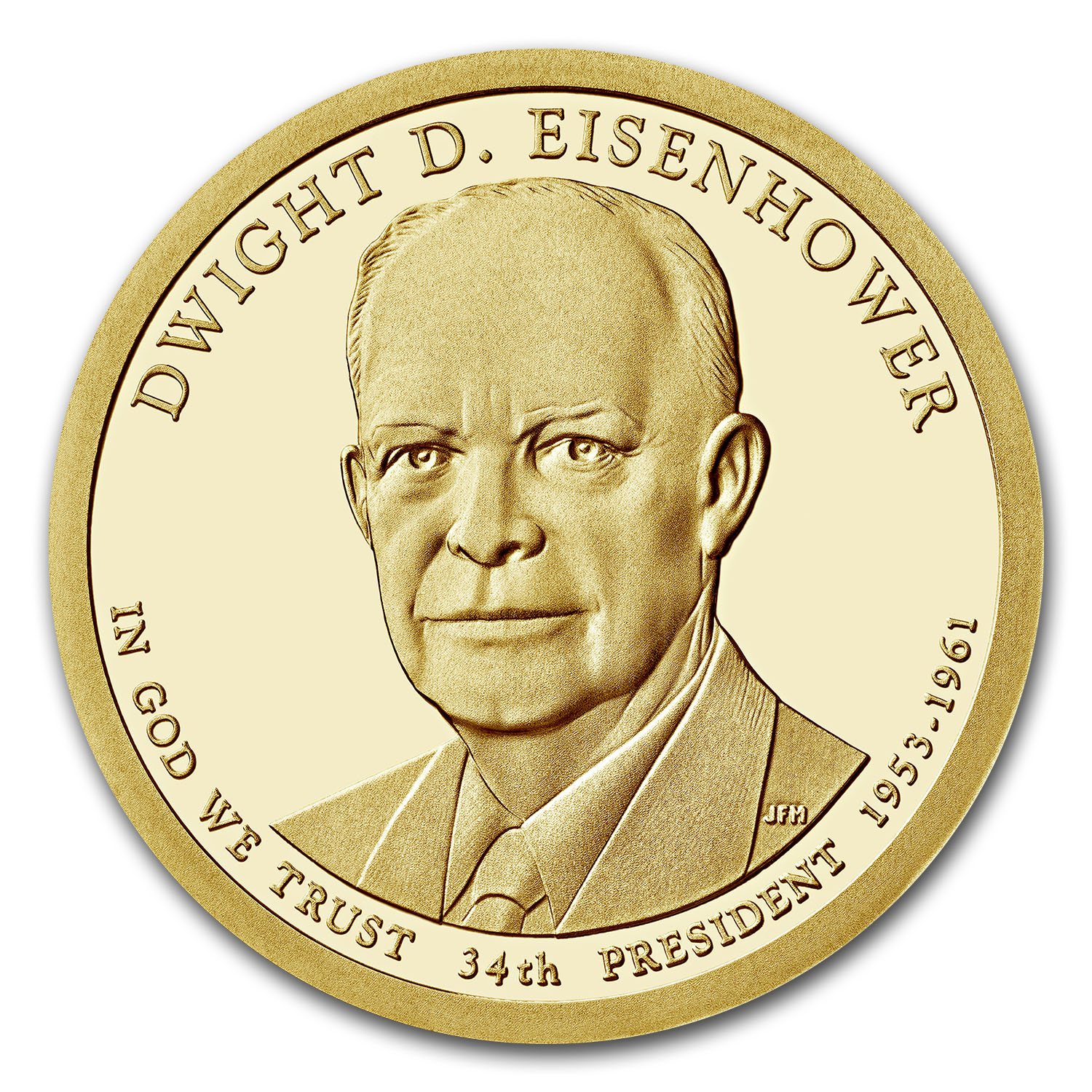 Buy 2015-S Dwight Eisenhower Presidential Dollar Proof - Click Image to Close