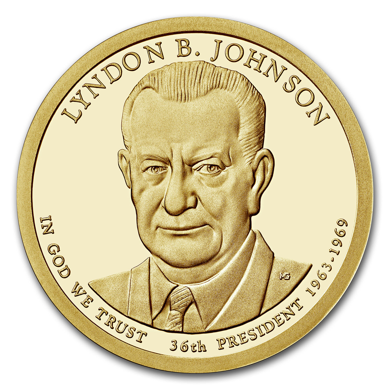 Buy 2015-S Lyndon Johnson Presidential Dollar Proof