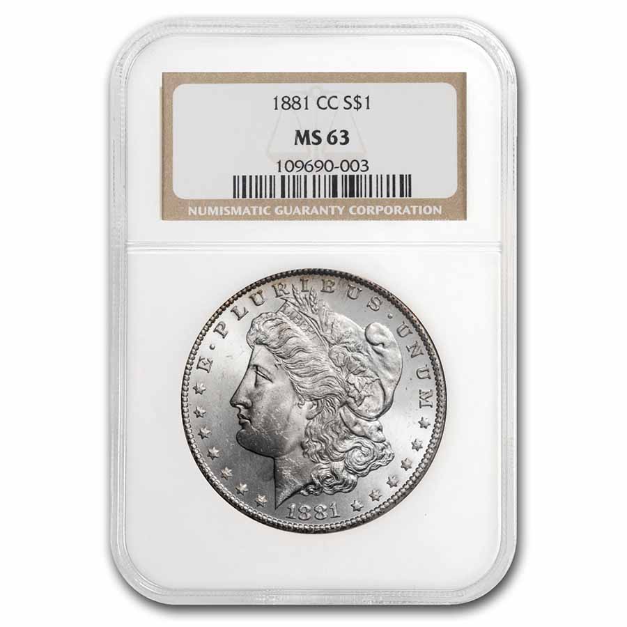 Buy 1881-CC Morgan Dollar MS-63 NGC
